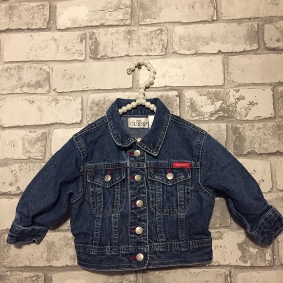 Baby Guess Jean Jacket Size 6-9 Months - Picture 2 of 6